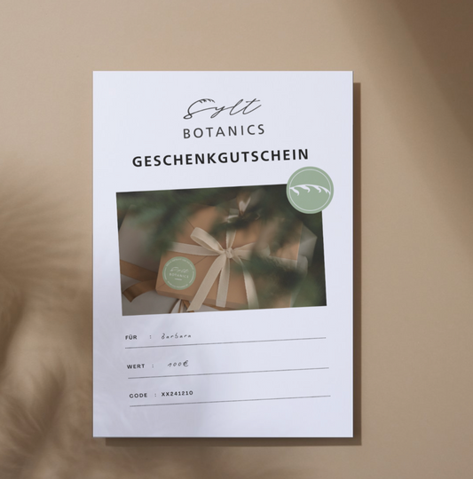 SYLT BOTANICS GUTSCHEIN