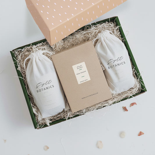GESCHENK-BOX SYLTER ROSE (VORAUSAUSGEWÄHLTE PRODUKTE)